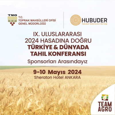 9. Uluslararası Tahıl Konferansı Sponsorları Arasındayız